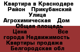 Квартира в Краснодаре › Район ­ Прикубанский › Улица ­ Агрохимическая › Дом ­ 115 › Общая площадь ­ 55 › Цена ­ 1 800 000 - Все города Недвижимость » Квартиры продажа   . Белгородская обл.,Валуйский р-н
